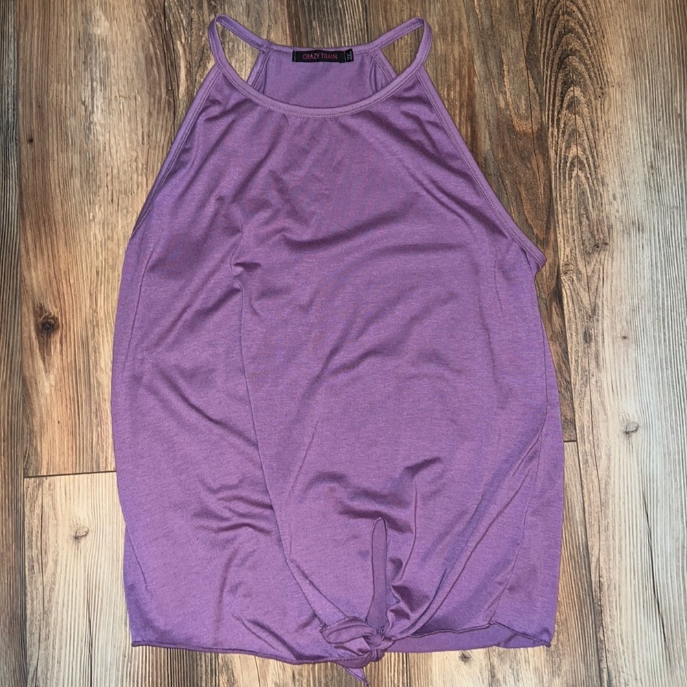 Purple tank